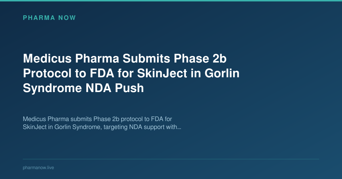 Medicus Pharma Submits SkinJect Phase 2b Protocol for Gorlin Syndrome ...
