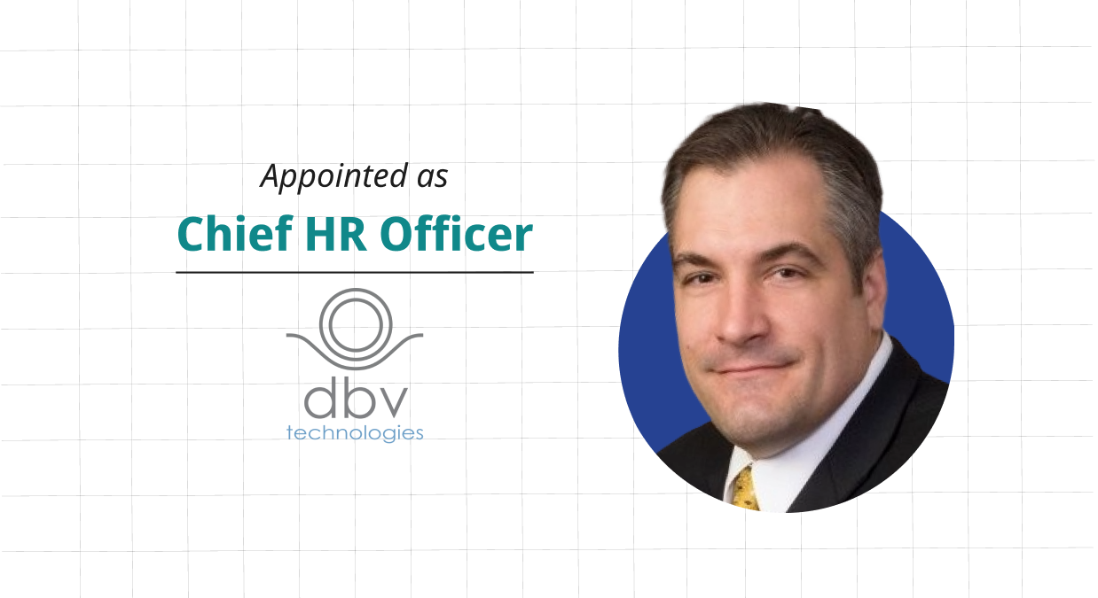 DBV Technologies Appoints James Briggs As Chief Human Resources Officer