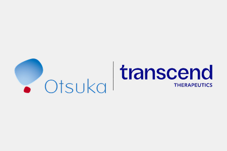 Otsuka and Transcend Therapeutics company logos side-by-side representing their $1.2 billion acquisition deal.